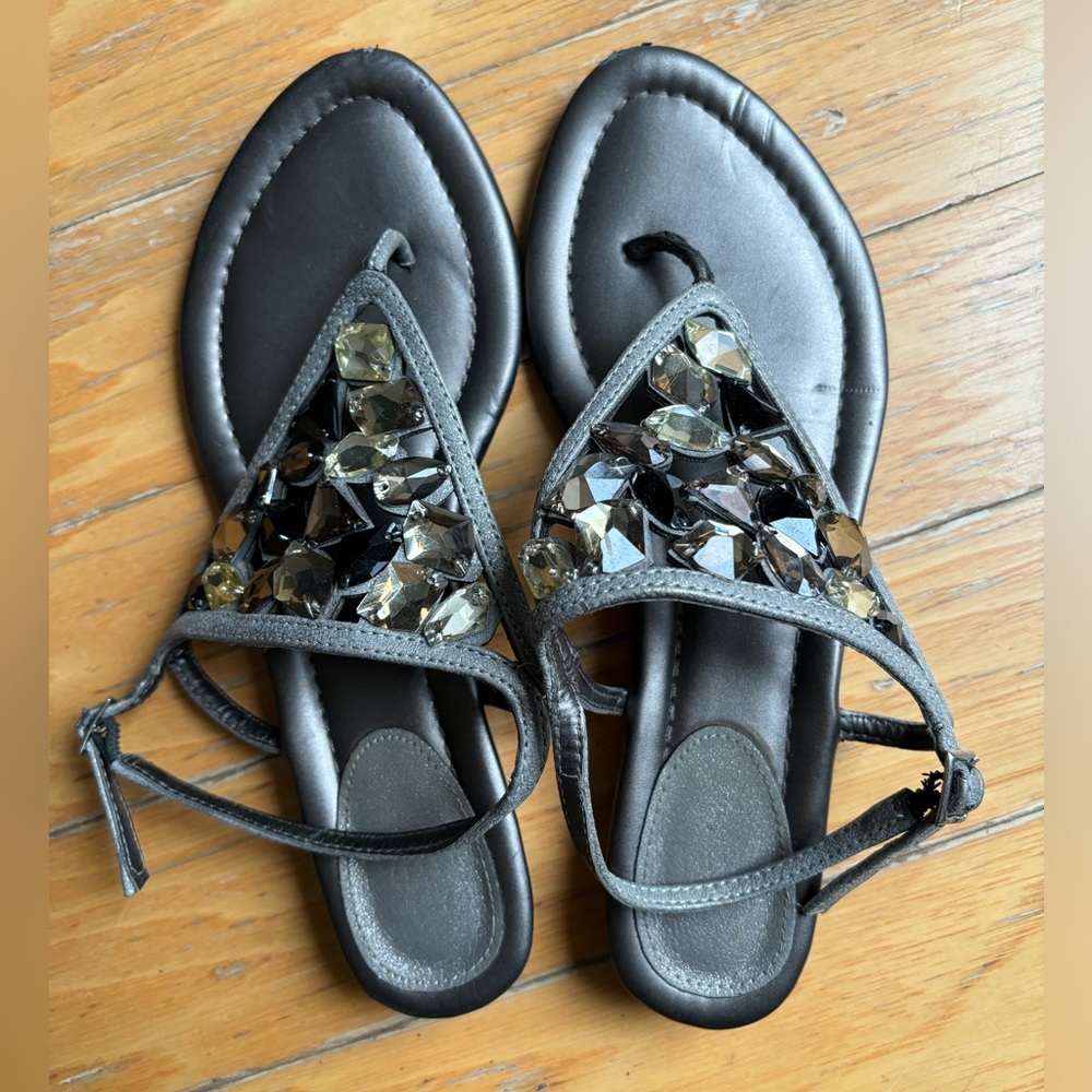 Bejeweled Sandals